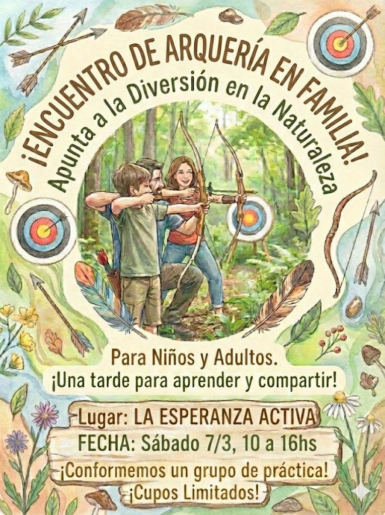 Encuentro de Arquería en familia