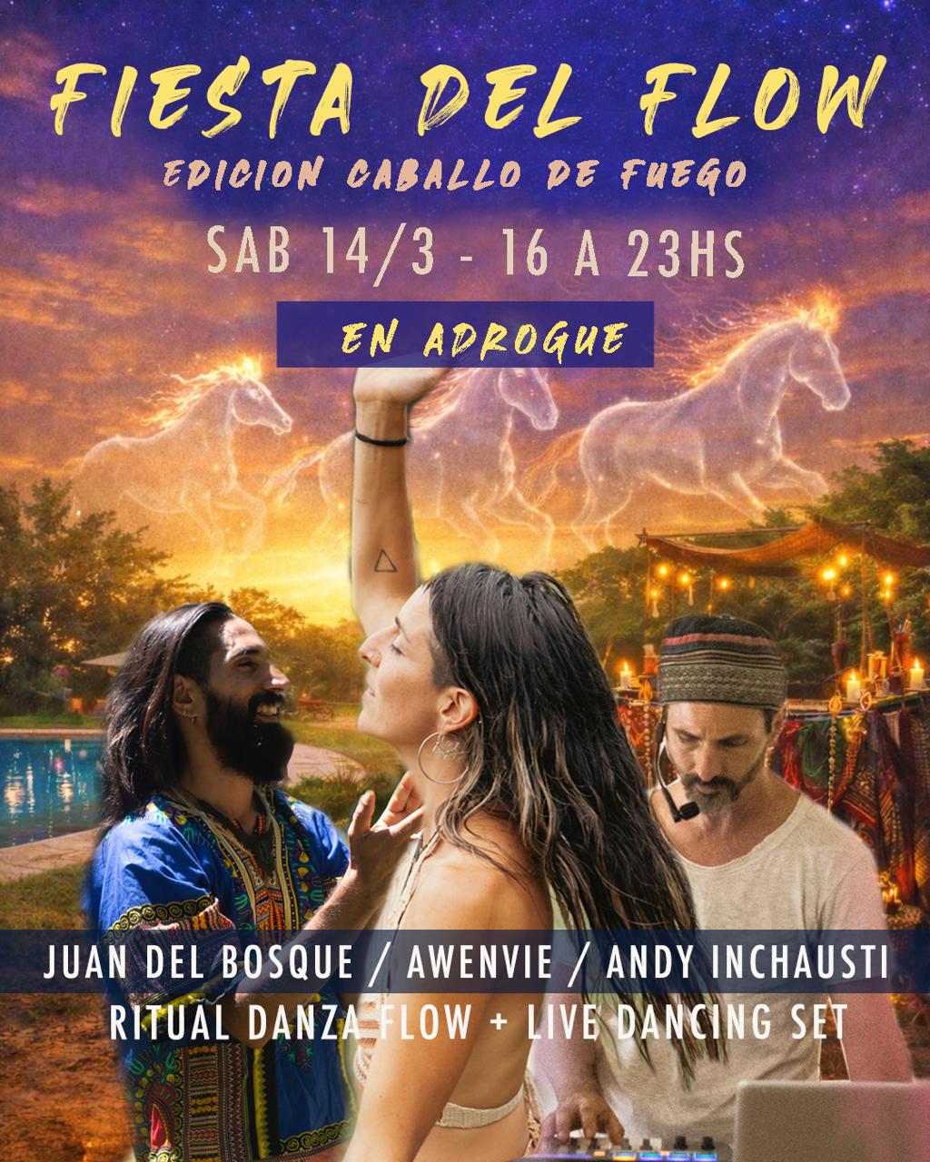 Fiesta del flow- caballo de fuego