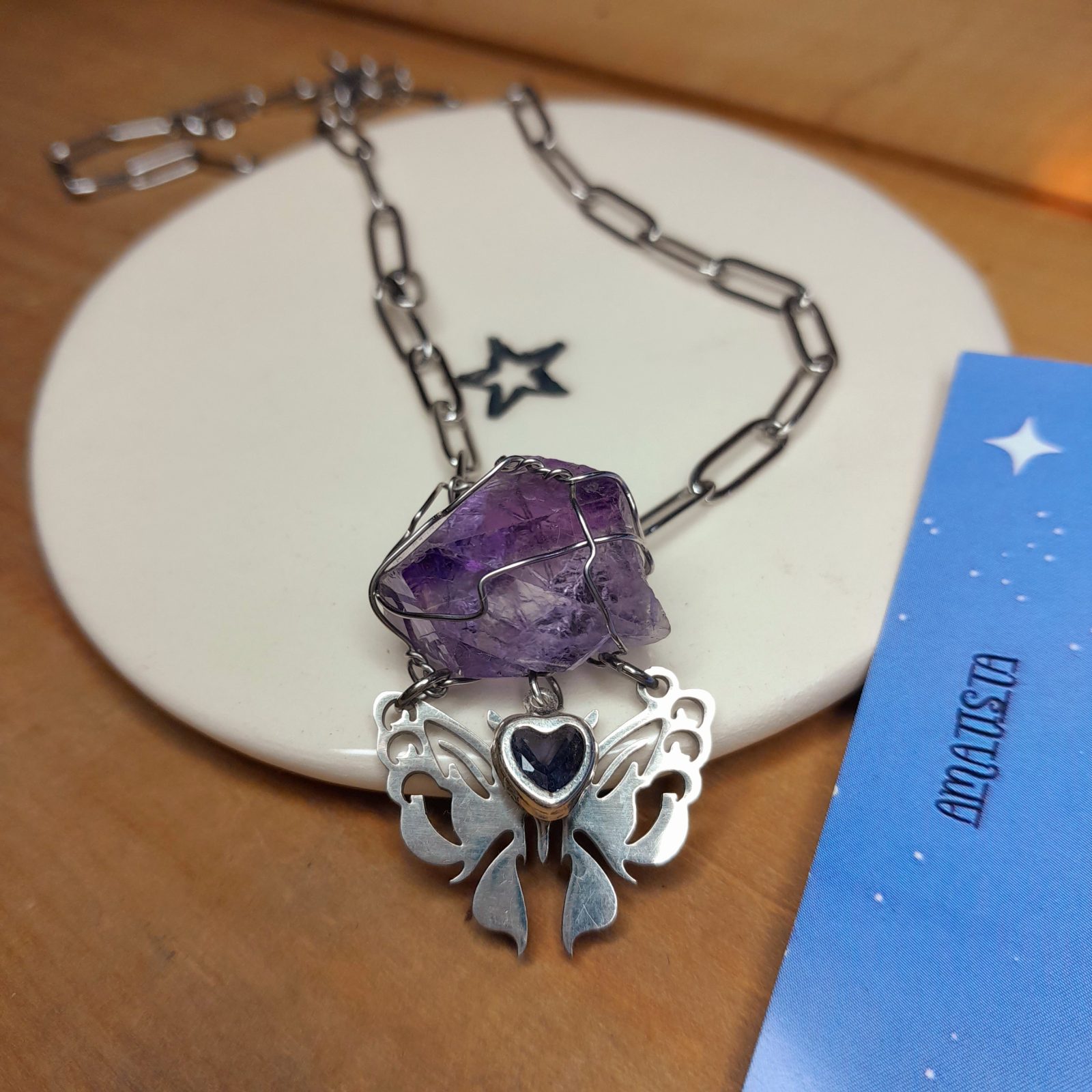 Collar MARIPOSA AMATISTA